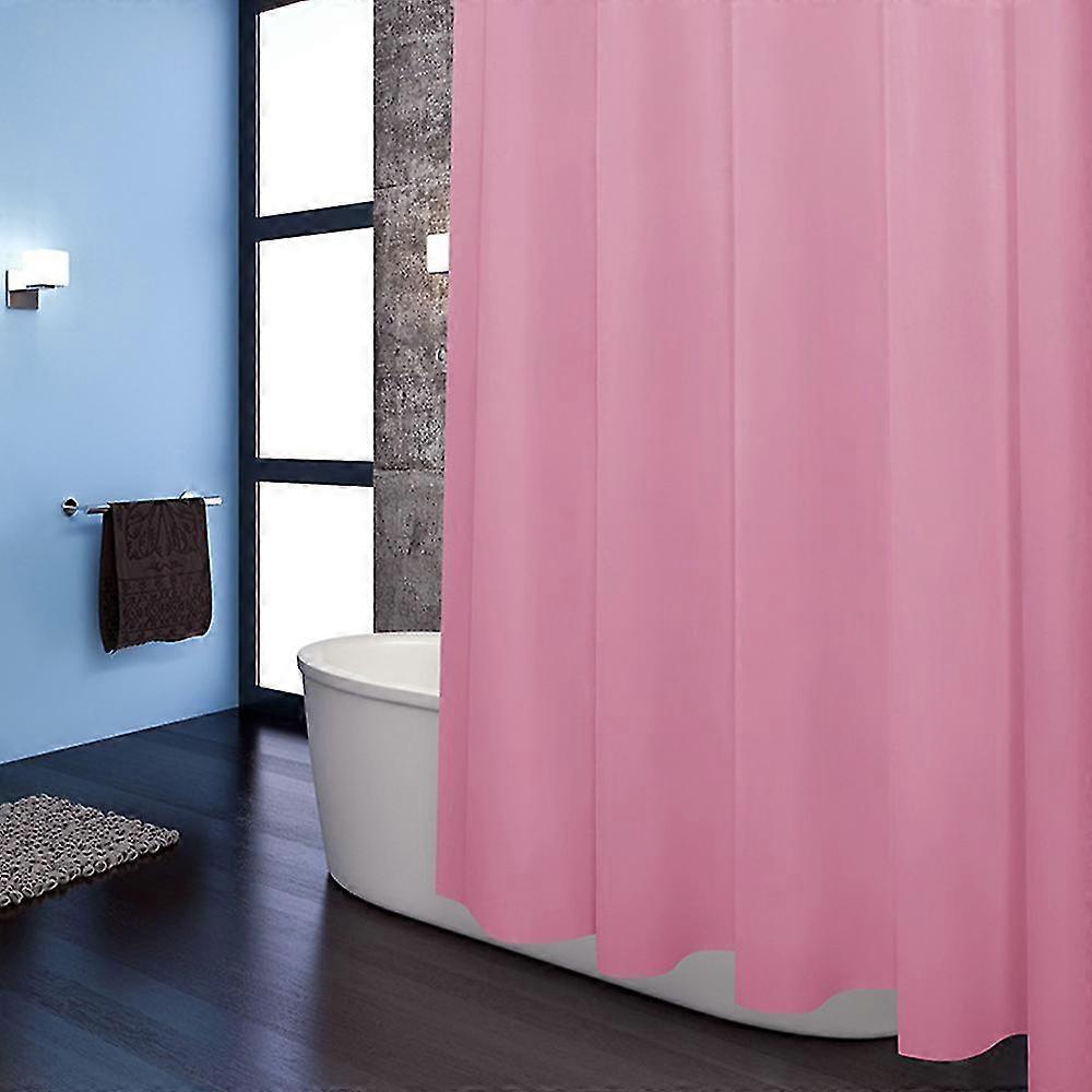 Modern Simple Plain Color Dry And Wet Isolation Shower Curtain