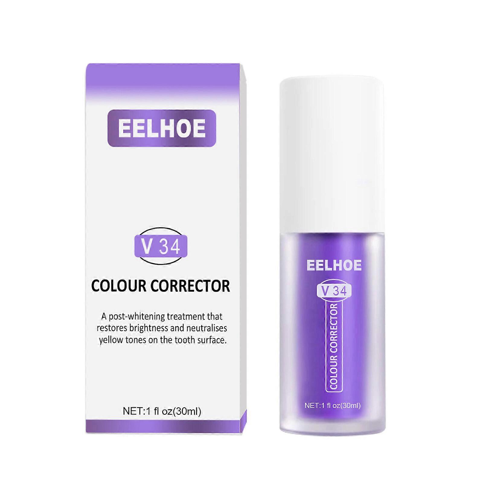 EELHOE V34 Whitening Toothpaste with Color Correction Technology - 30ml