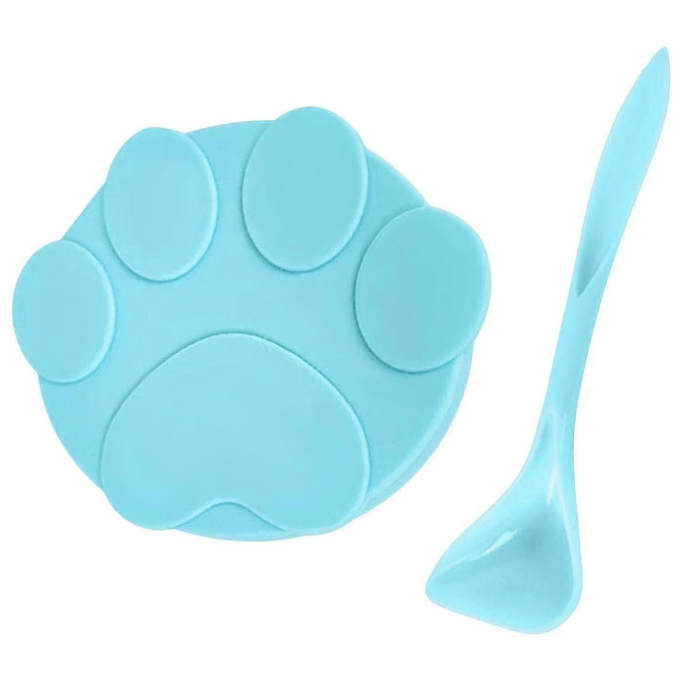 Adjustable Can Lid And Spoon For Pet Feed