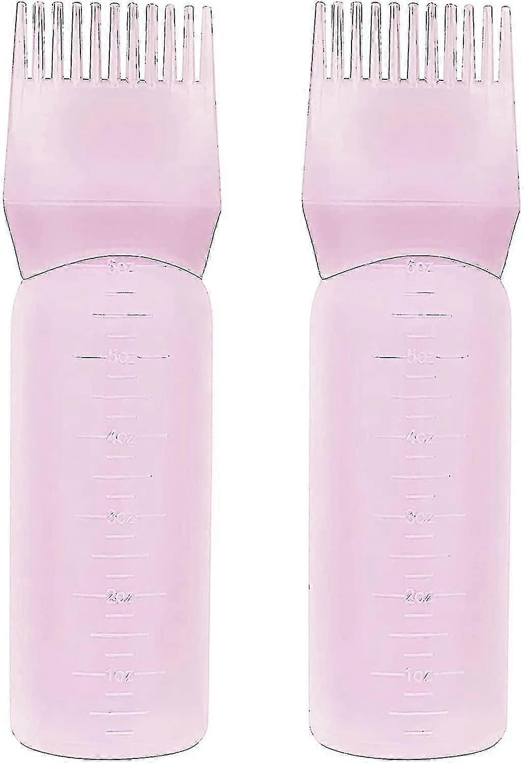 Root Comb Applicator Bottle, 2 Pack 6 Ounce Applicator Bottle