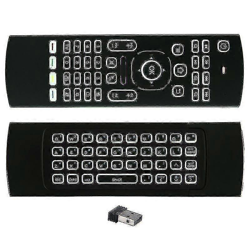 Mx3 Wireless Qwerty Backlit 2.4ghz With Microph New