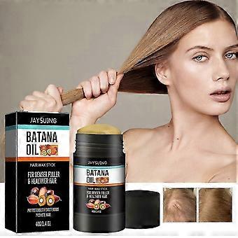 Jaysuing Batana hair wax stick styling, long-lasting styling for broken hair, fluffy and natural luster hair wax stick |