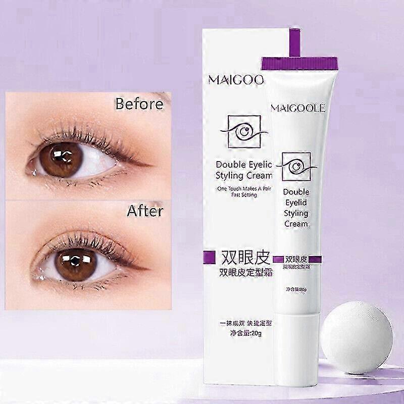 Natural Traceless Double Eyelid Styling Setting Glue Invisible Quick-drying Eyelid Sticker Lasting Easy To Wear Makeup Cosmetic