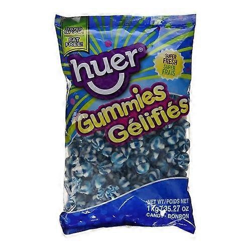 Huer Blue Raspberry Swirl Gummies, 1 kg