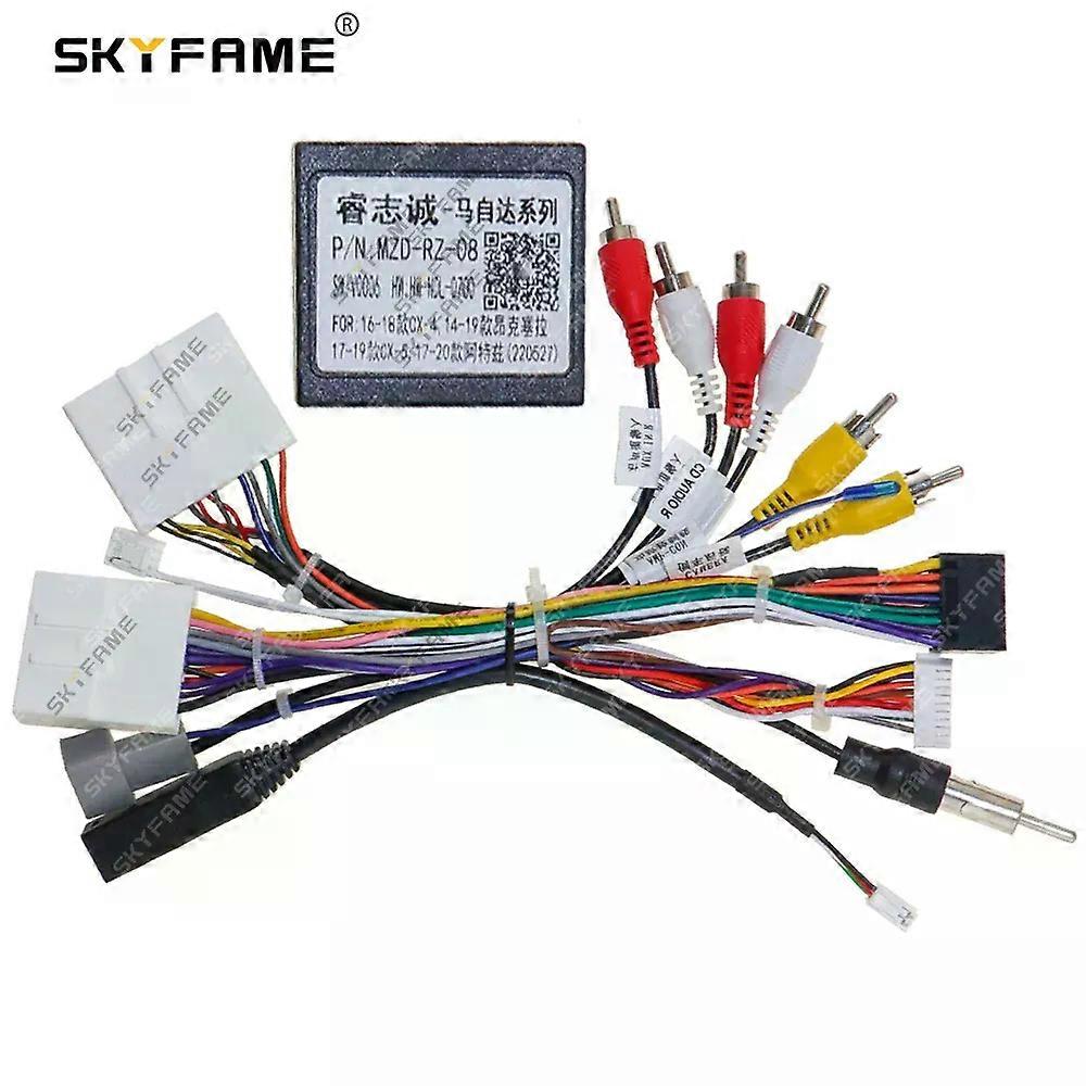 Gjelder bil 16pin ledningsnettadapter canbus boks dekoder android radio strømkabel for Mazda 3 Axela Mazda 6 Atenza