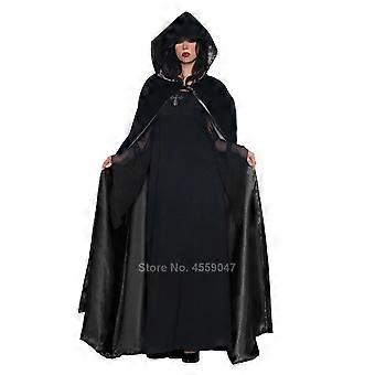 Costume Halloween Bambino 3 Pezzi - Mantello Zucca Con Cappello Magico E Borsa A Forma Di Zucca - Taglia 8-20 Anni