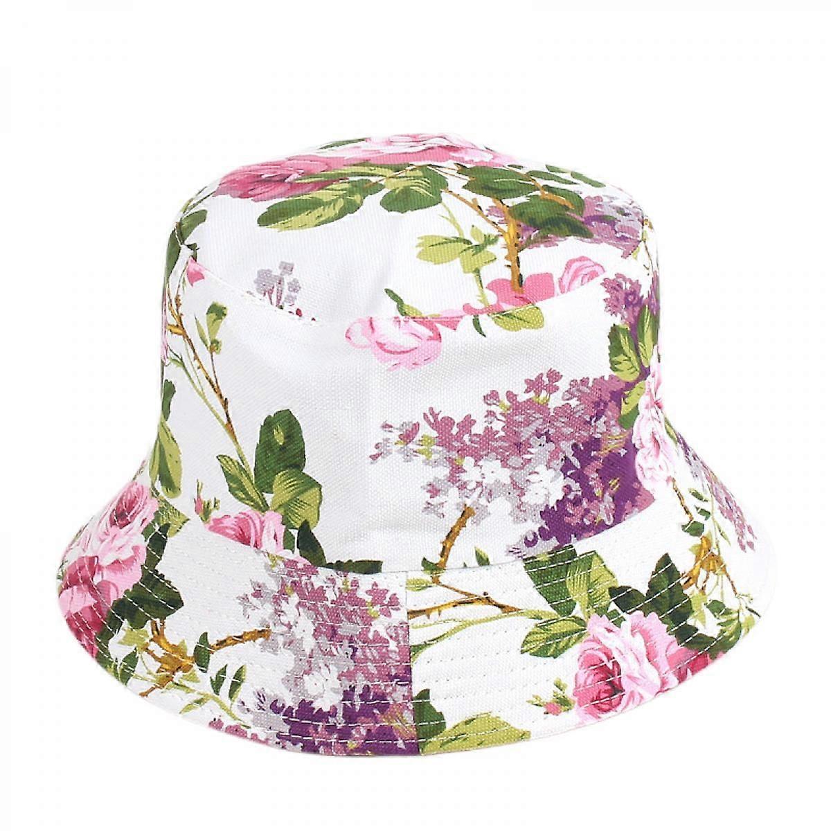Wekity Unisex Print Double-Side-Wear Reversible Bucket Hat (HATF025)