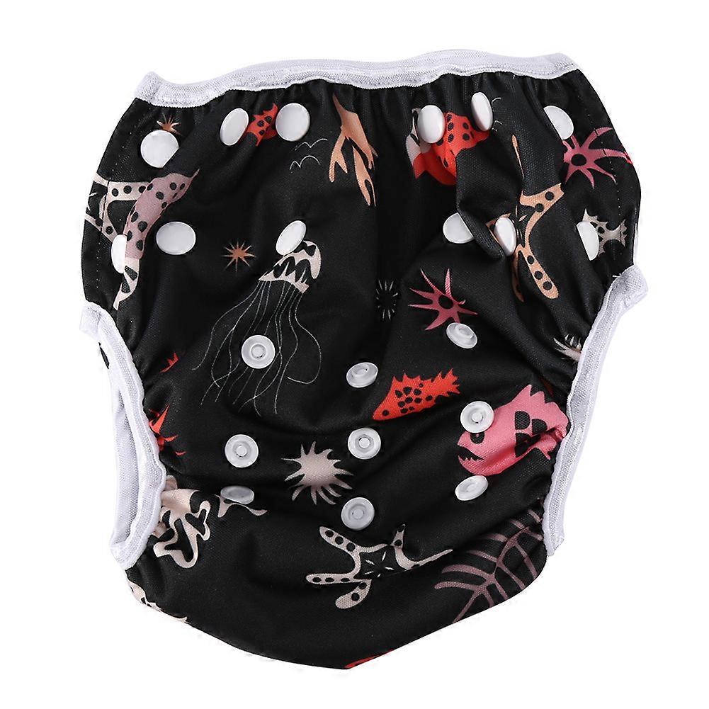 Baby Unisex Reusable Breathable Swim Diapers Summer Pool Pant with Snaps Training Pants #1