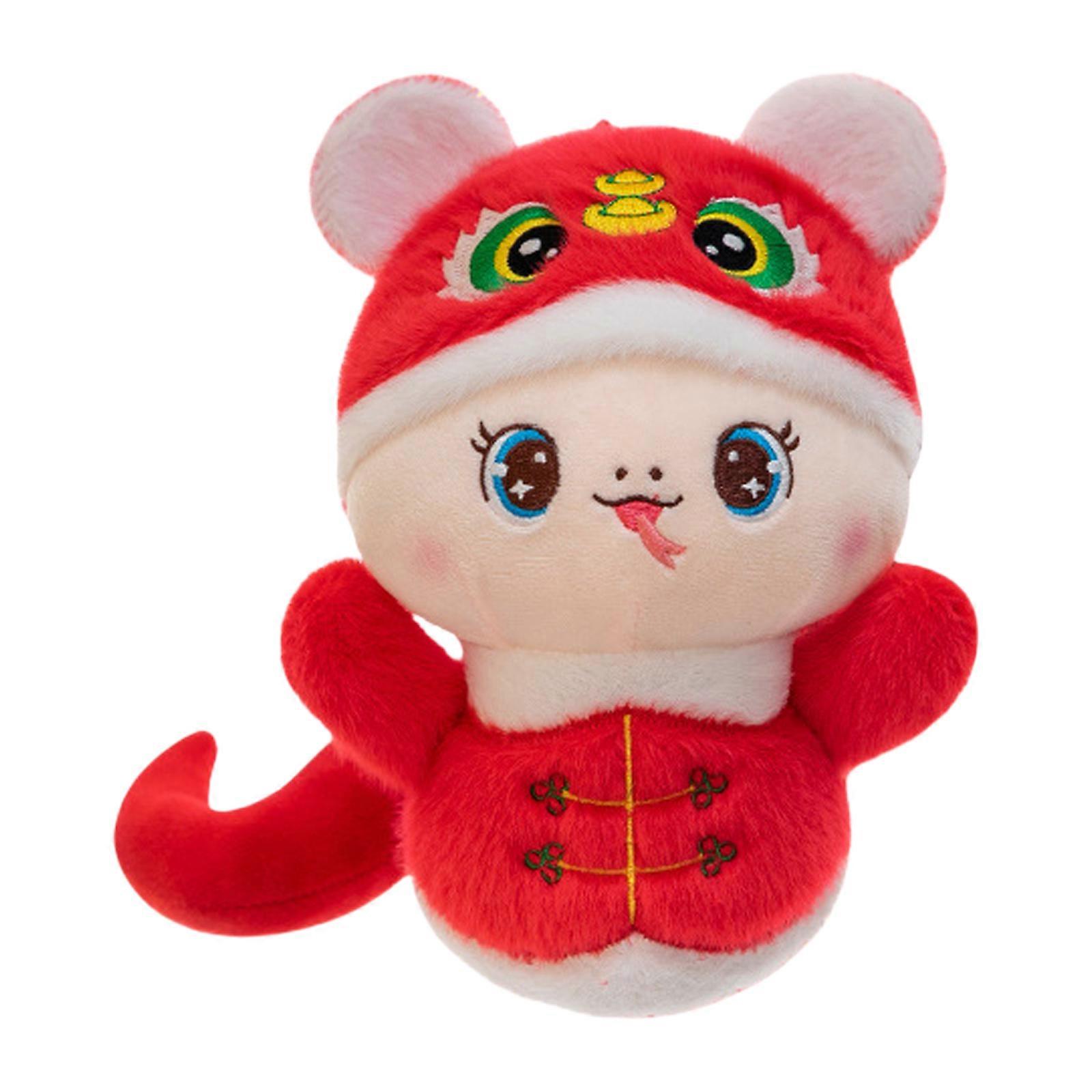 Zodiacs Snake Stuffed Animals Plush Toy, Snake Year Mascots Plush Toy Cute Soft Plushie Dolls for New Year Decorations