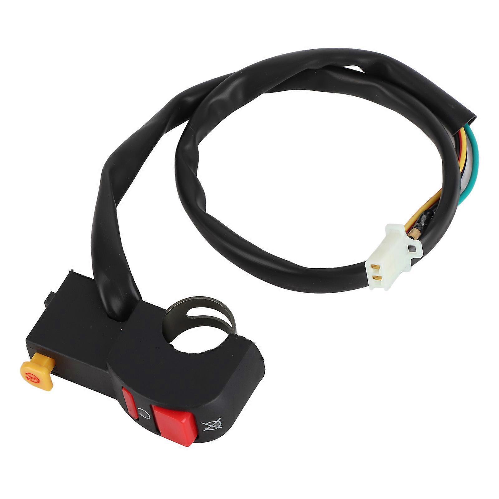 FogLightSwitch LightSwitchForMotorbike 7/8inchHandlebarON/OFFButton HeadlampHornSwitch HeadlampHornSwitchForMotor
