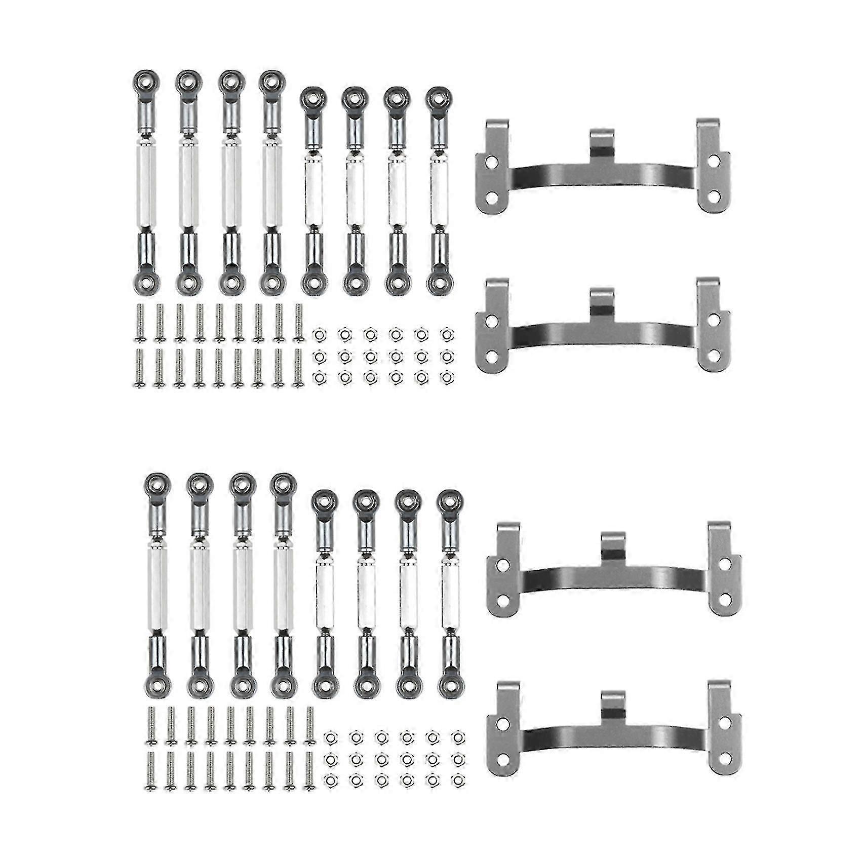 Metal Pull Link Rod Base Bracket Wpl B1 B14 B24 C14 C24 1/16,titanium