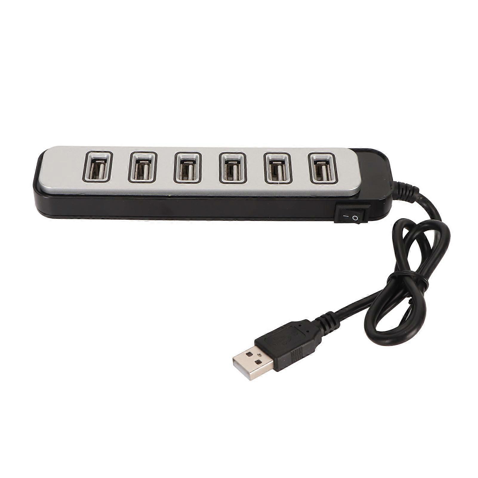 Port USB Hub Splitter High Speed Transmission Portable for Laptop PC Entertainment Work