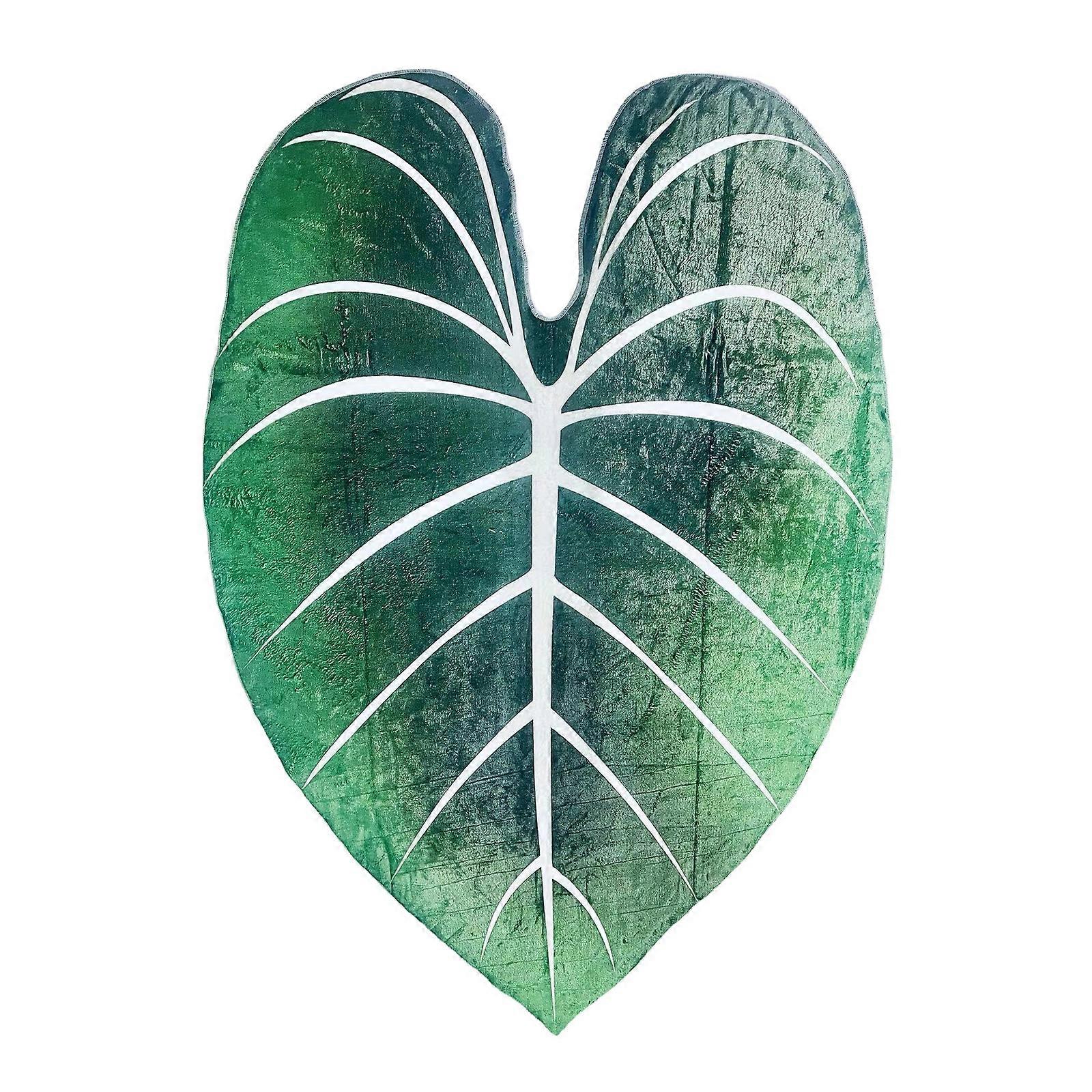 Leaf Blanket with Creative Design, Large Realistic Leaf for Couch or Bed