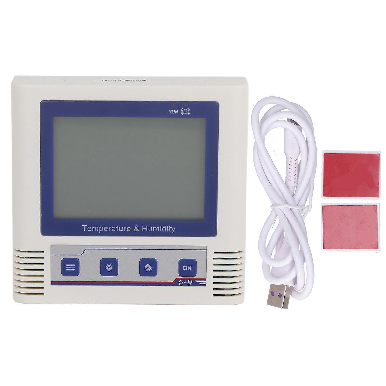 Temperature Data Logger Built‑in USB Recorder Ordinary Accuracy with LCD Display