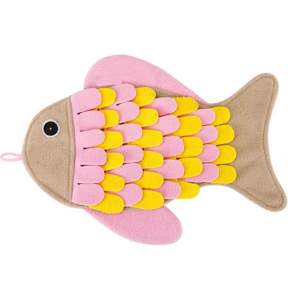 Fish-Shaped Sniffing Mat | Slow Feeding Blanket Toy for Dogs & Cats to Reduce Stress