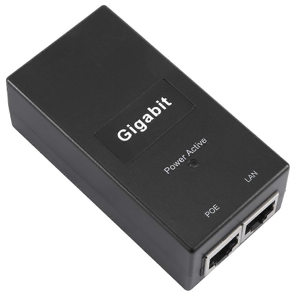 Gigabit POE Injector 10/100/1000Mbps/1G/2G Compatible IEEE802.3Af/At Passive Power Supply for POE D