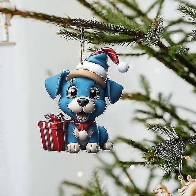 Cute Dog Hanging Pendant For Home Tree Pendant Home Decoration Window Car Ornament New Year 2024