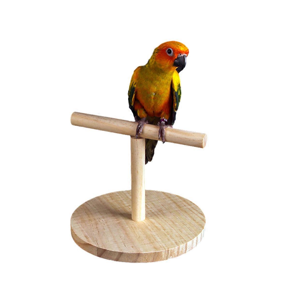 Bird Training Stand, Portable Bird Tabletop Perch, Rotating Training Perch for Parakeets