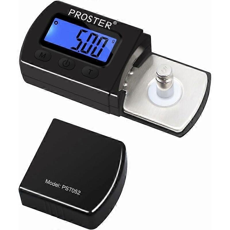 Mini Digital Turntable Cell Scale Tone Scale High Precision Needle Strength Tester 0.01g with Backlit LCD Display Screen