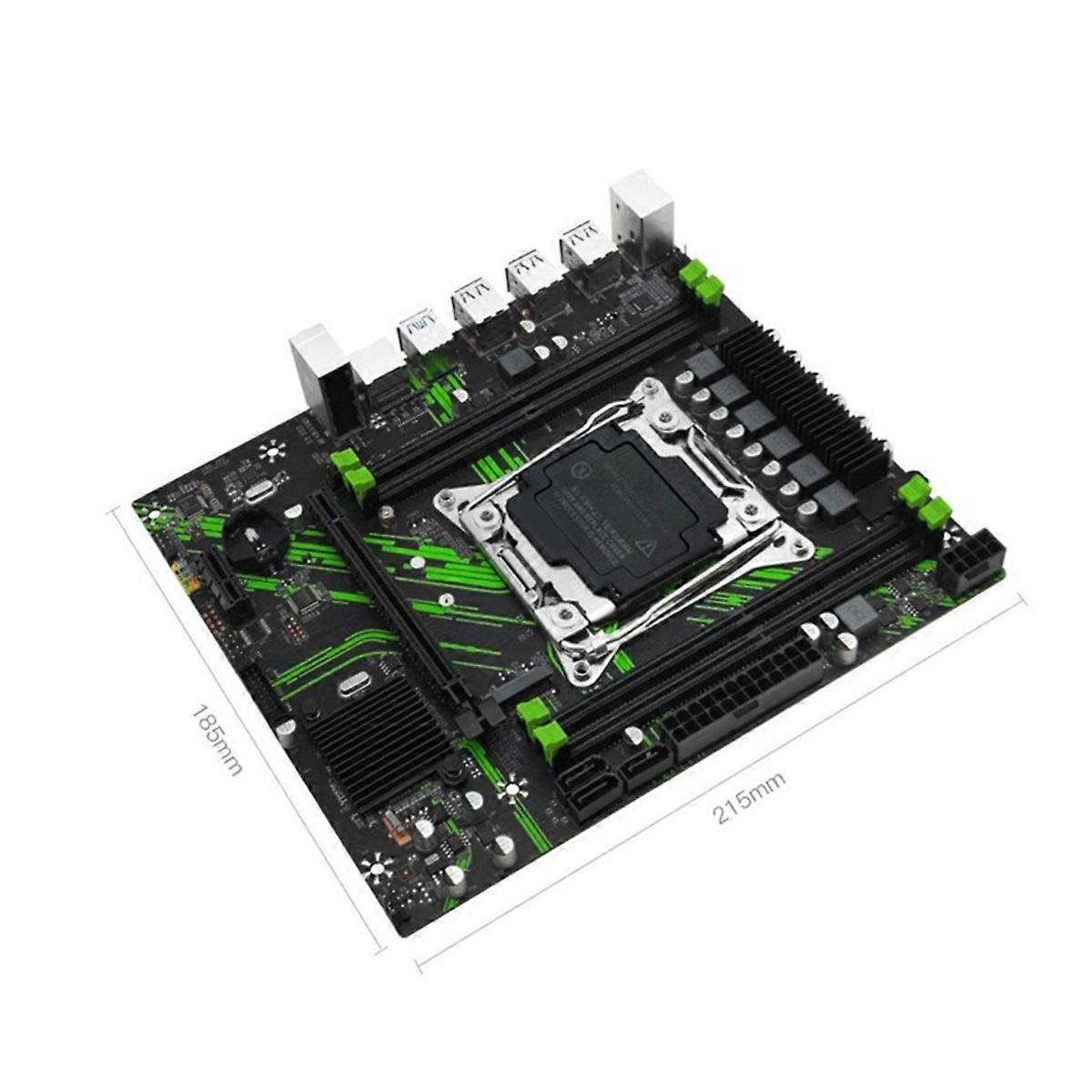 X99 PR9 Motherboard LGA 2011-3 Supports 4X DDR4 RAM Gigabit LAN SATA/NVME M.2 with 2pcs DDR4 2133 1