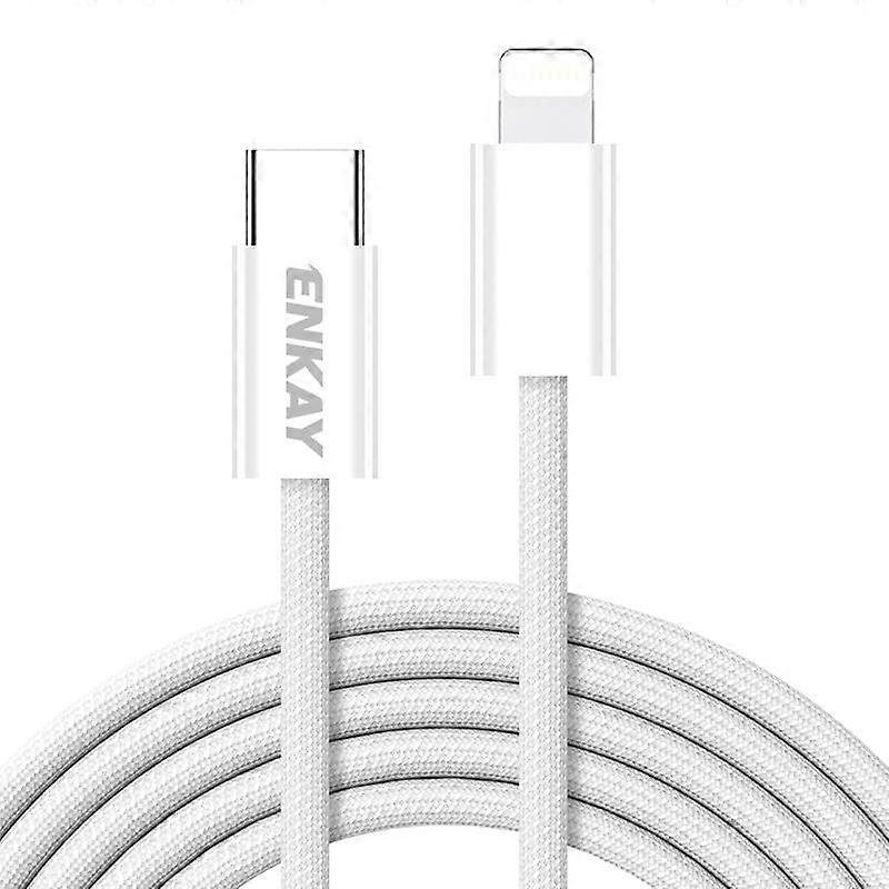 ENKAY CB175 Candy Color PD 27W USB-C / Type-C to 8 Pin Charging Data Cable, Length:1.5m