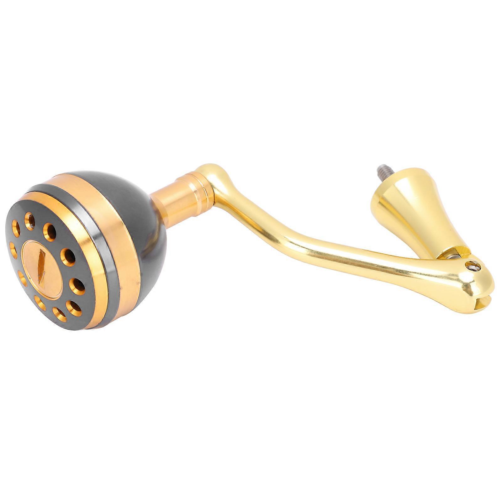 Screw-in Type Fishing Reel Handle, Aluminum Alloy Replacement Parts for Spinning Reel, Portable Comfortable Grip with High Hardness, Strong and Firm