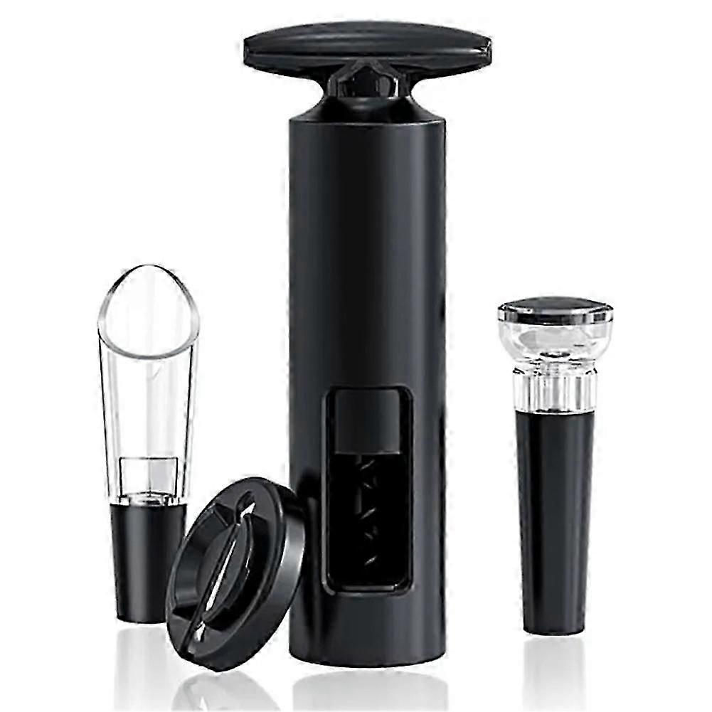 Operated Wine Bottle Corkscrew Opener Sets with Foil Cutter, Wine Aerator Pourer, Vacuum Stoppers