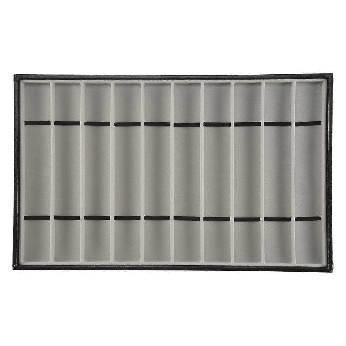 10 Slot Watch Band Holder, Watch Strap Case with Clear Lid A