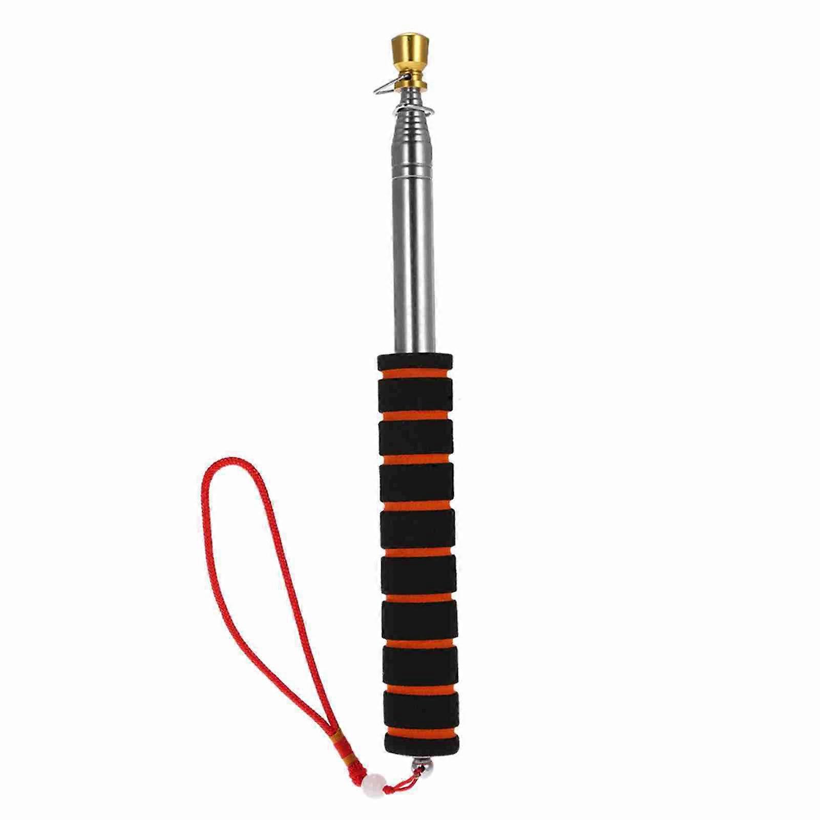 2m/2.5 Meters Outdoor Flagpole Stainless Steel Telescopic Flag Pole for Teachers' Teaching Pointer Tour Guide Banner 79" / 98" Flagstaff