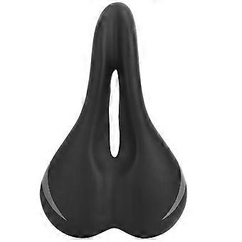 PU Leather Hollow Bicycle Saddle Folding Breathable Mountain Bike Cycling Seat Cushion
