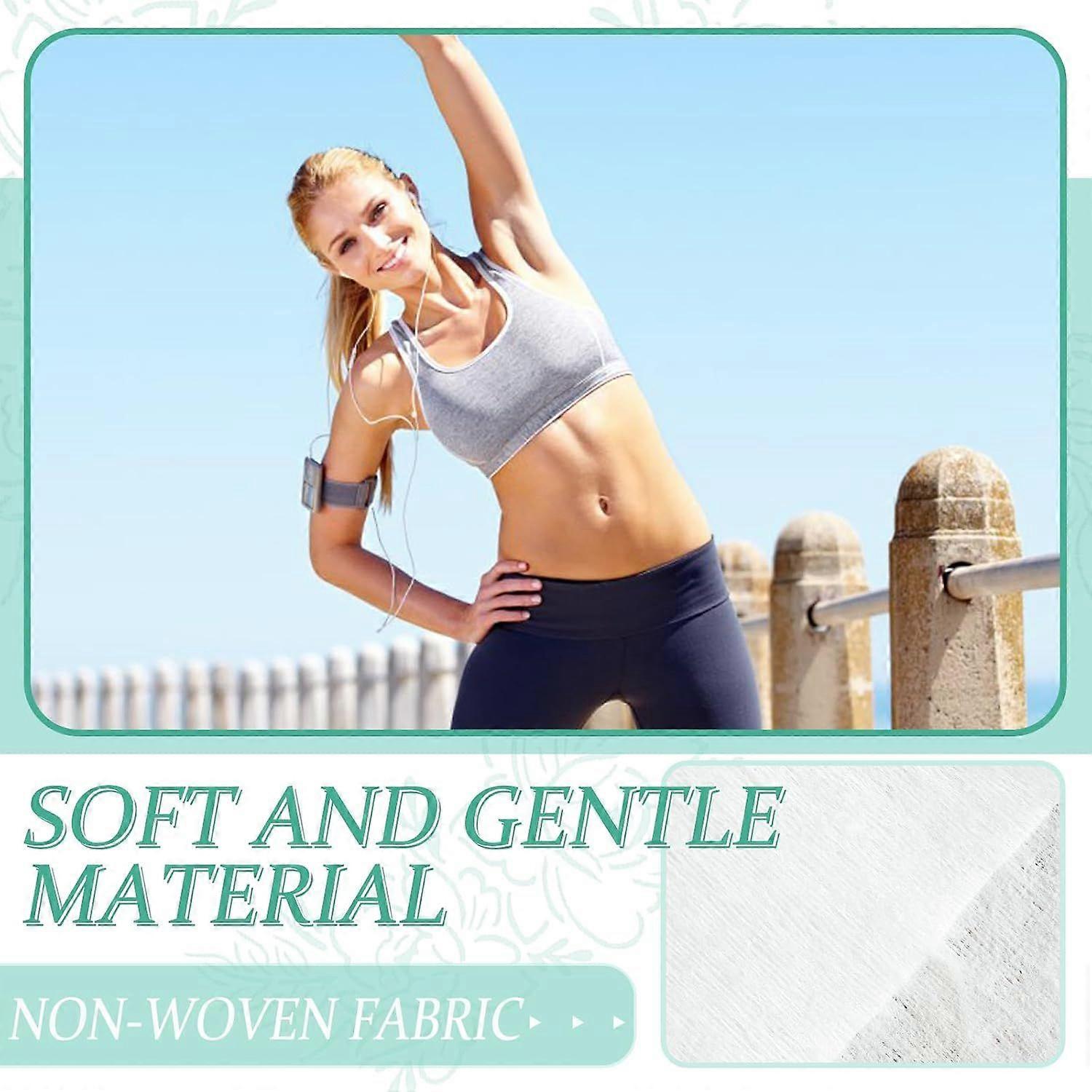 20Pcs Deodorant Wipes Individually Wrapped Underarm Deodorant Wipes Antiperspirant Wipes Body Wipes Remove Sweat Wipes Travel and Daily Use Body Wipes