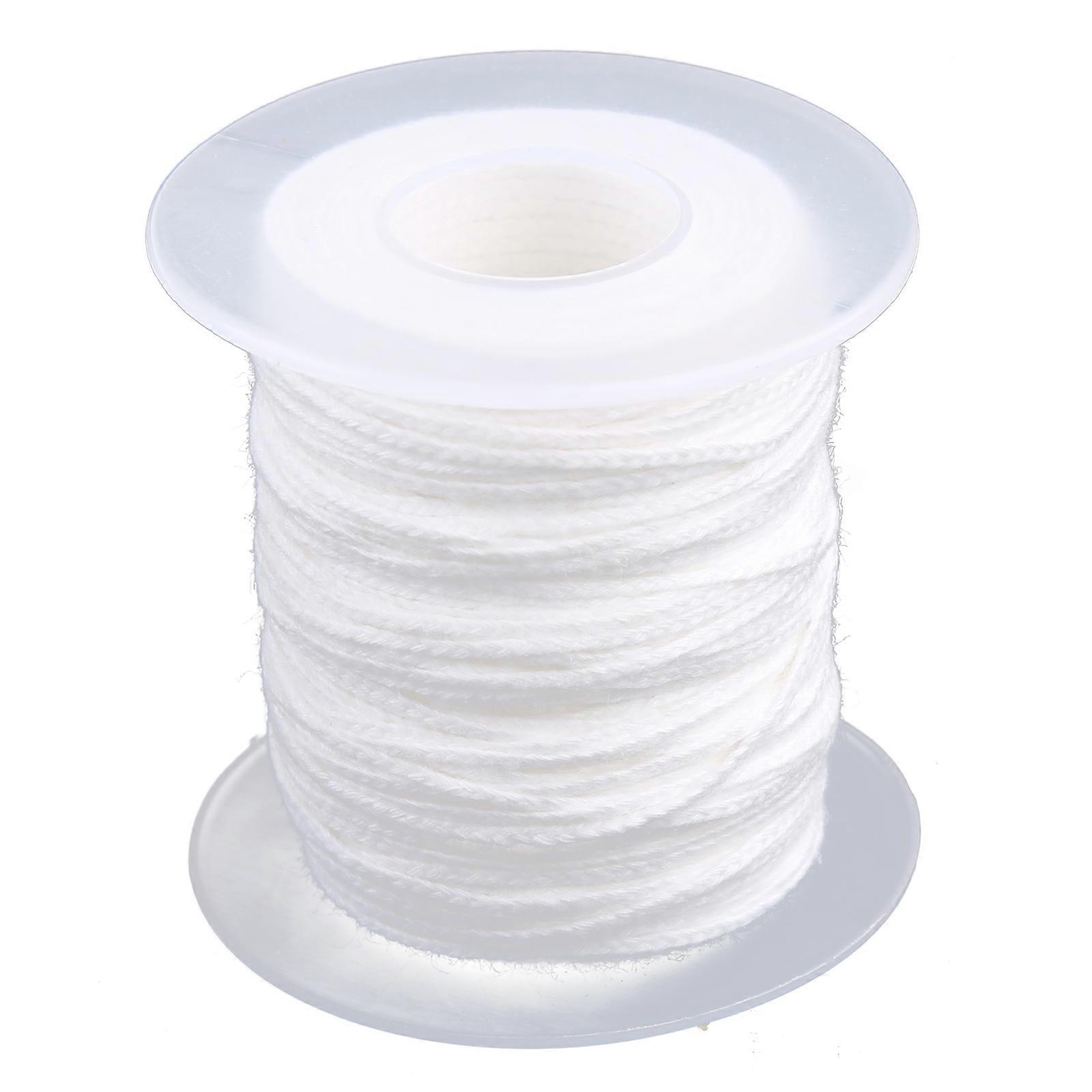 Cotton Braid Candle Wick Candle Making Carft Beeswax Candles Wicks for Beginner Starter Learning Candle Making White