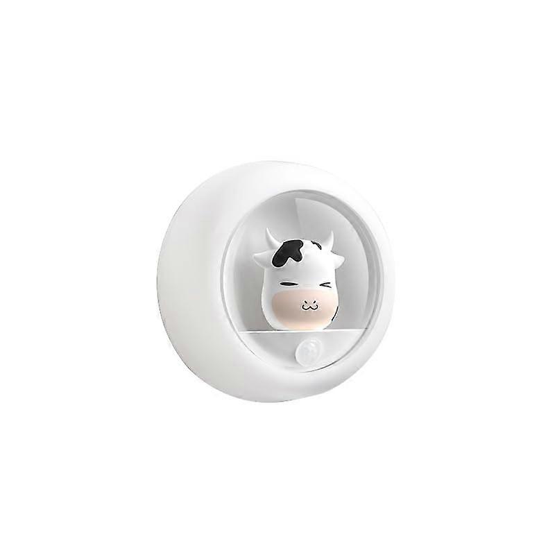 Bedroom Body Sensor Light with Infrared Motion Detection, USB Rechargeable, 3m Sensing Range, 30s Induction, Easy Install, White Color