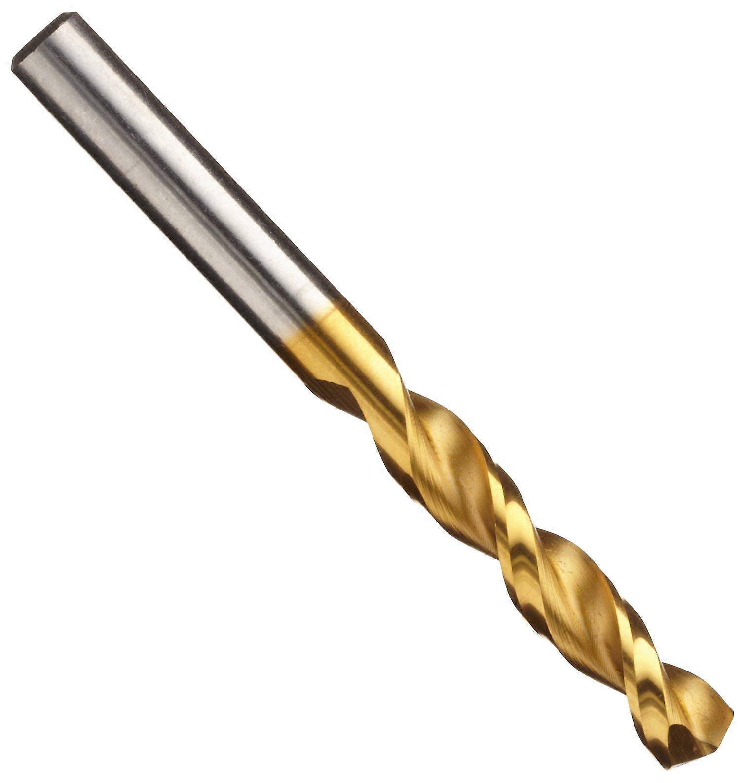 2175T Cobalt Steel Jobbers' Length Drill Bit, TiN Coated, Round Shank, 135 Degree Notch Point, 17/32' (Pack of 1)
