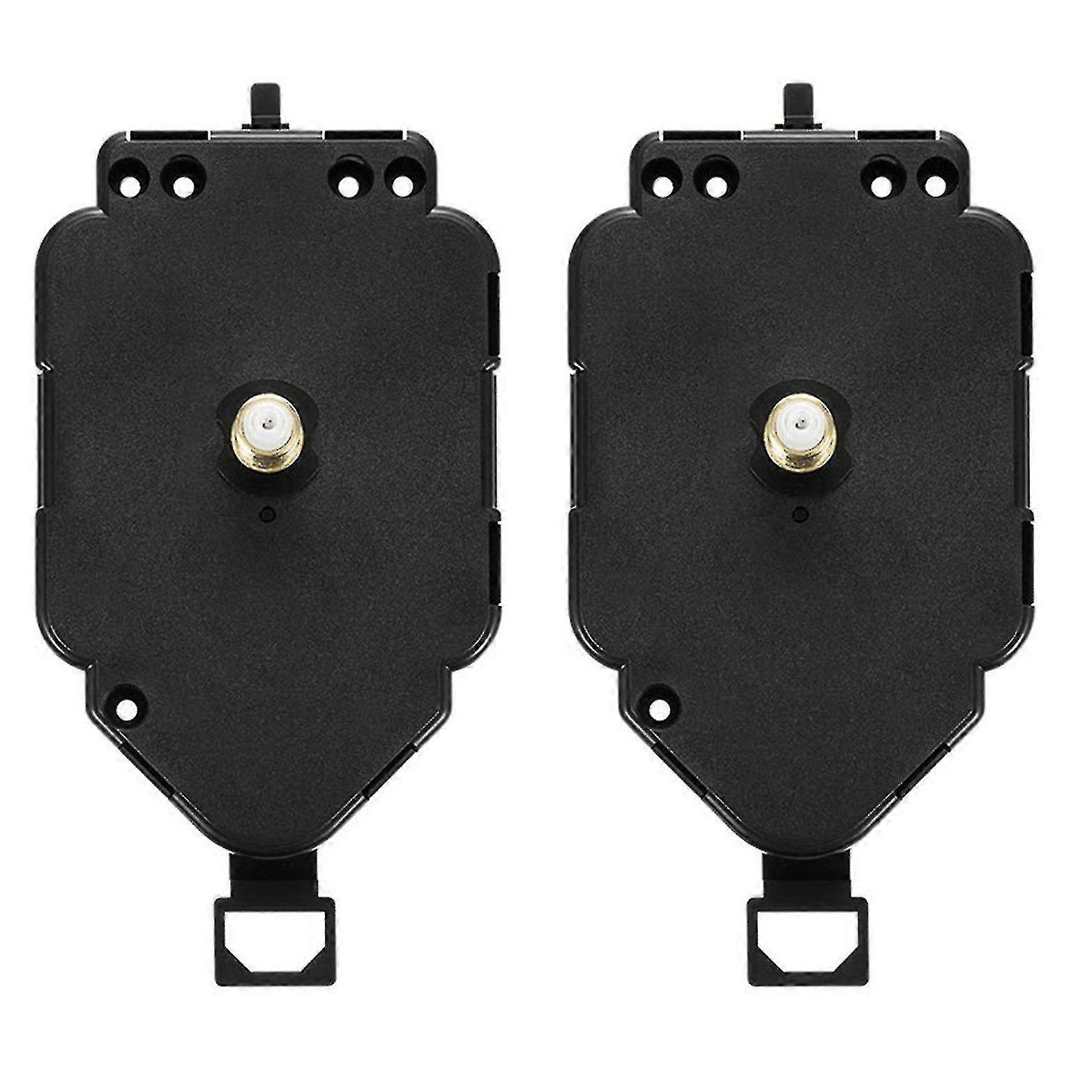 2 Pack DIY Pendulum Quartz Clock Movement Kit - 16.5mm for Custom Wall Clocks and Craft Projects