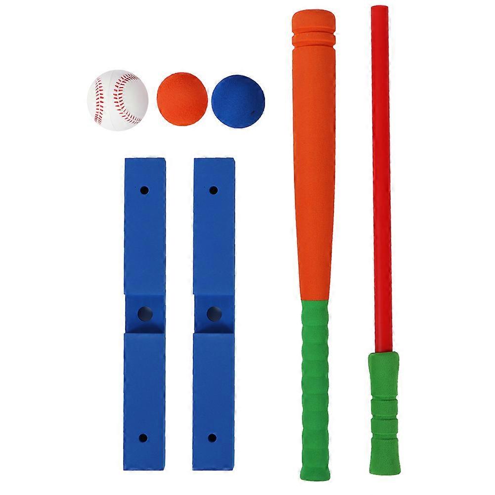 Soft Foam Baseball Bat, T Ball Set for Toddlers Promotes Physical & Mental Development, Environmentally Friendly Nbr Foam Rubber 1 Set Including 1Pcs