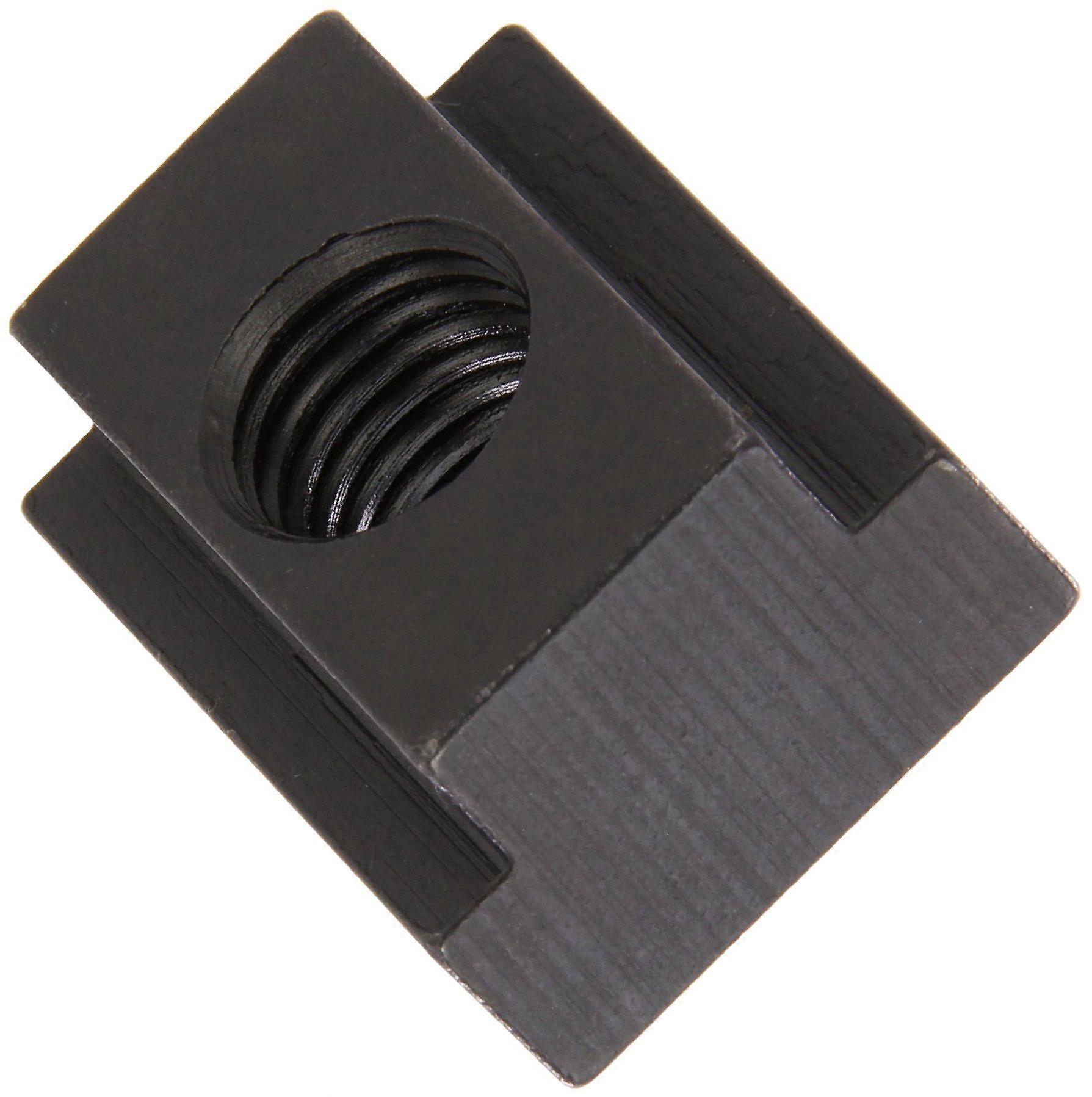 41421 Black Oxide T-Slot Nut 3/4"-10 TPI 1-1/2" Height x 1-3/4" Width for 1" Table Slot Pack of 2