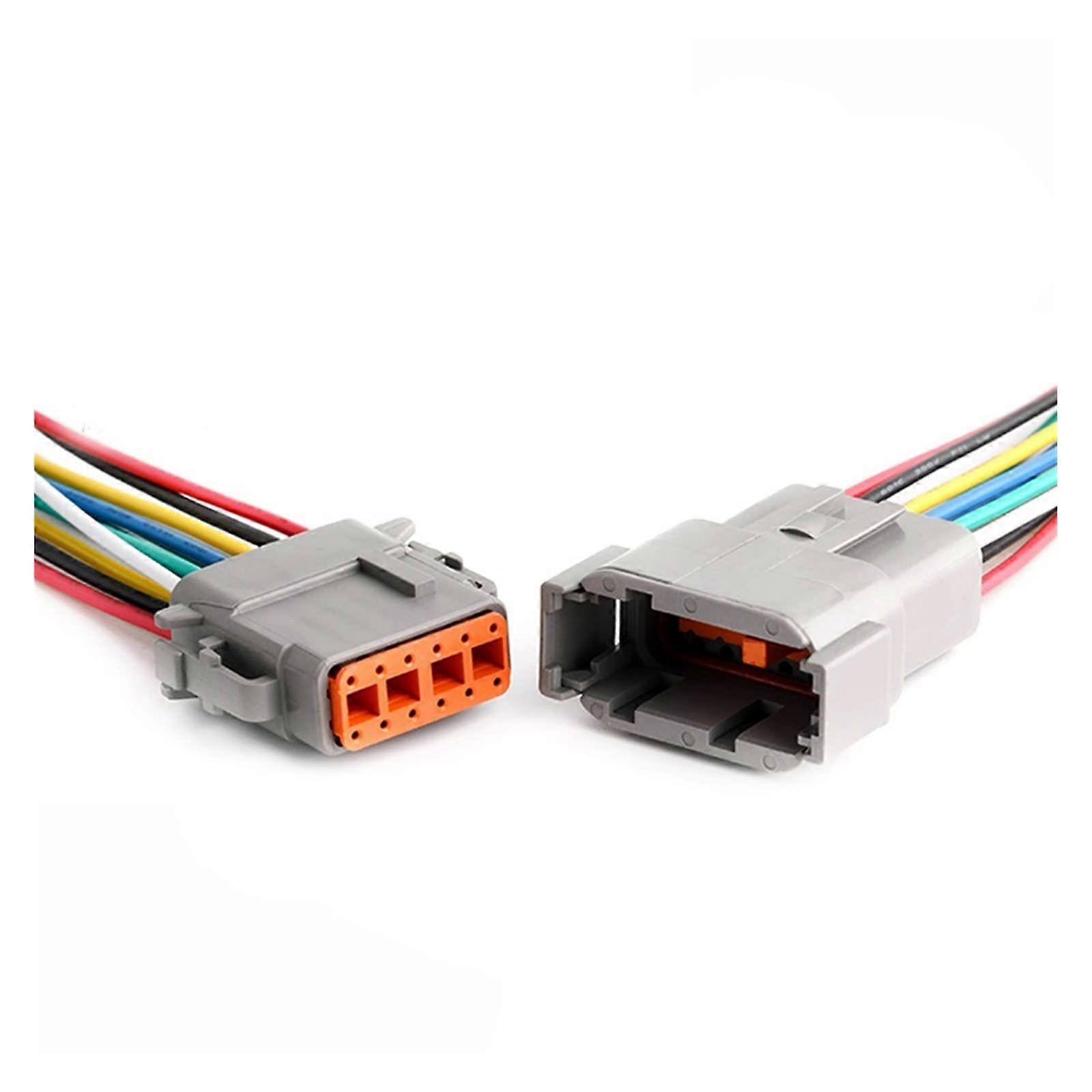 Deutsch DTM Connector Plug Wire Harness DTM06-2 3 4 6 8 12S DTM04-2 3 4 6 8 12 Pin Car Electronic Sealed with Cable Sensor(12P)