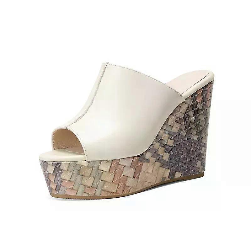 Women Wedges High Heels Slippers Women Designer Platform Sandals Trend Comfortable Slip on Slippers New Summer Slides Women