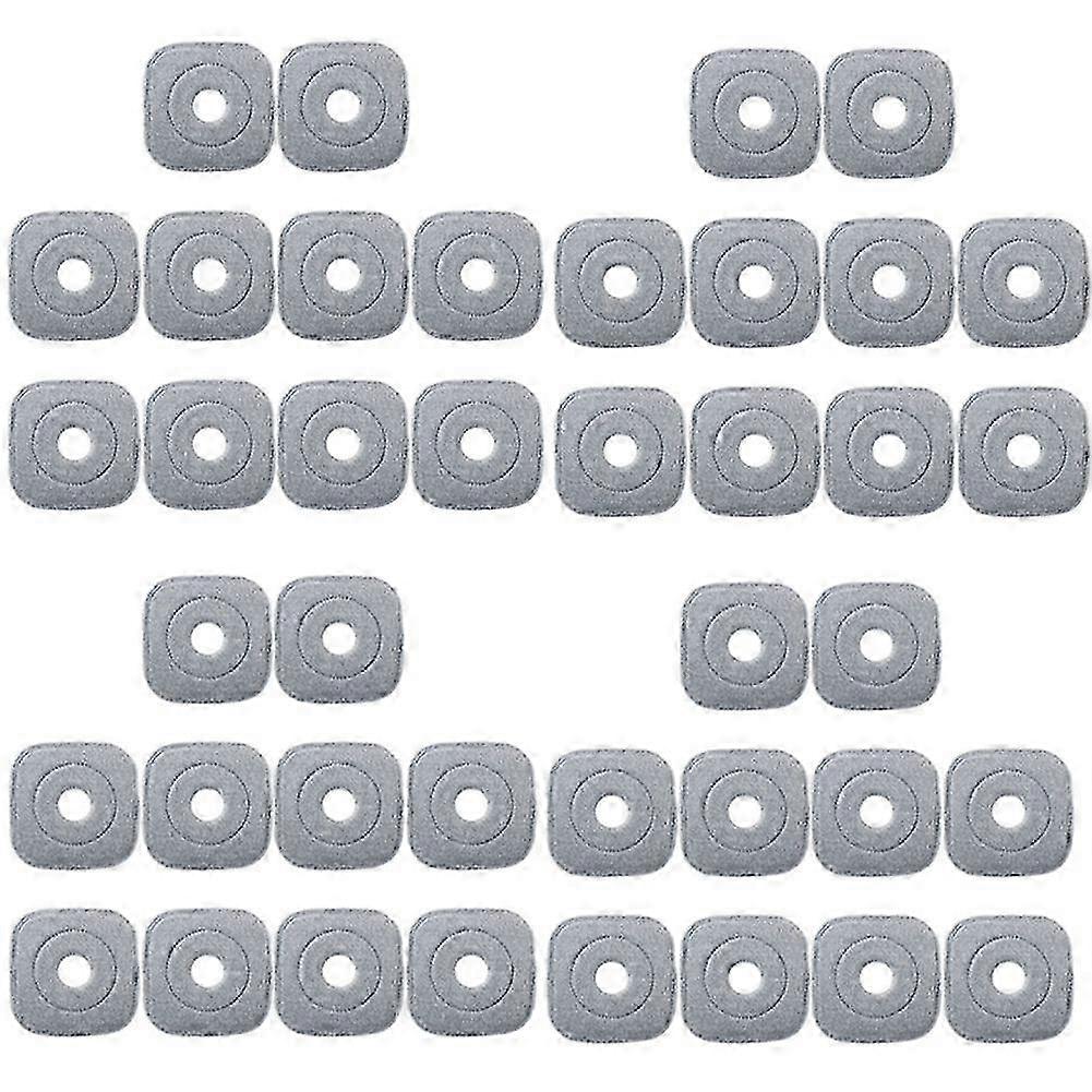 40Pcs Floors Mop Cloth Pads for Mop Squeeze Mop Automatic Separation Rotating Cleaning Floors Mop Pads Cloth