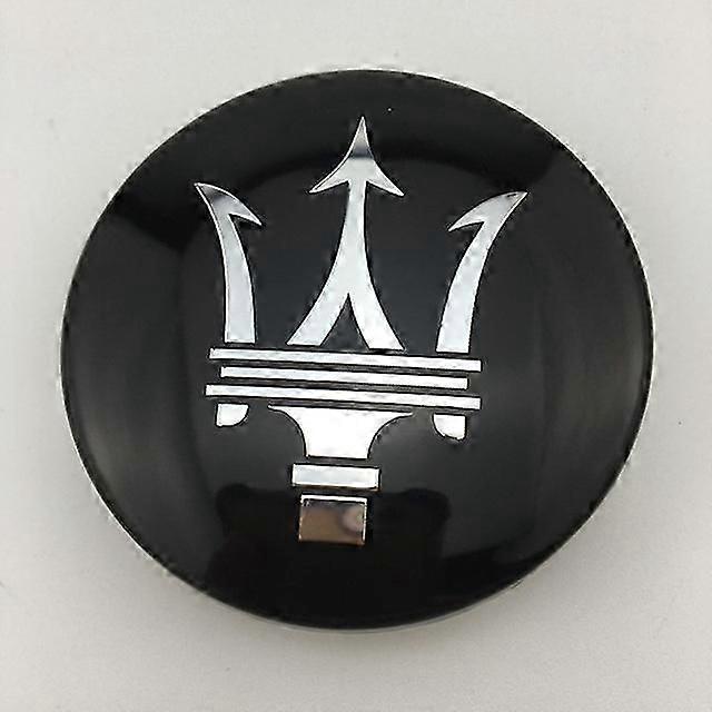 60mm 4pcs מכסה מרכז גלגל לרכב עבור מזראטי Granturismo Levante Ghibli Gran GC Cabrio GT Quattroporte Coupe אביזרים shry