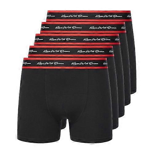 Kings Will Dream Mens Scriptband Boxer Shorts (Pack of 5)