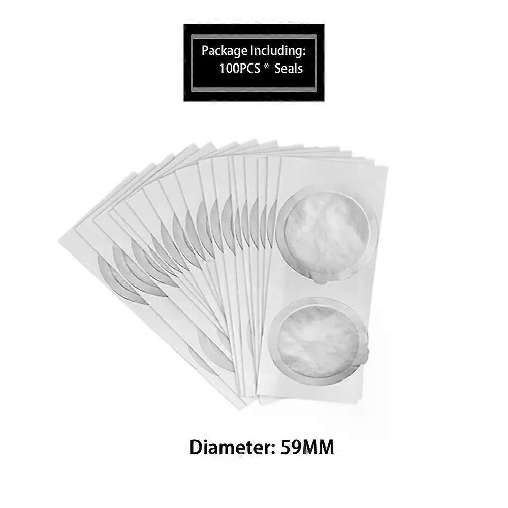 Disposable Refillable Capsules Pods Lids Aluminum Seals Stickers compatible for Nespresso Vertuo Plus Automatic Coffee Cafe Machine Maker
