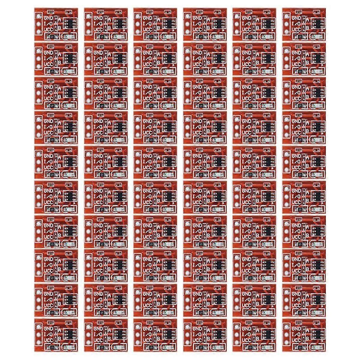60Pcs TTP223 Touch Sensor Touch Button Module Self -Lock -to -Point Capacitance Switch Unilateral Transformation