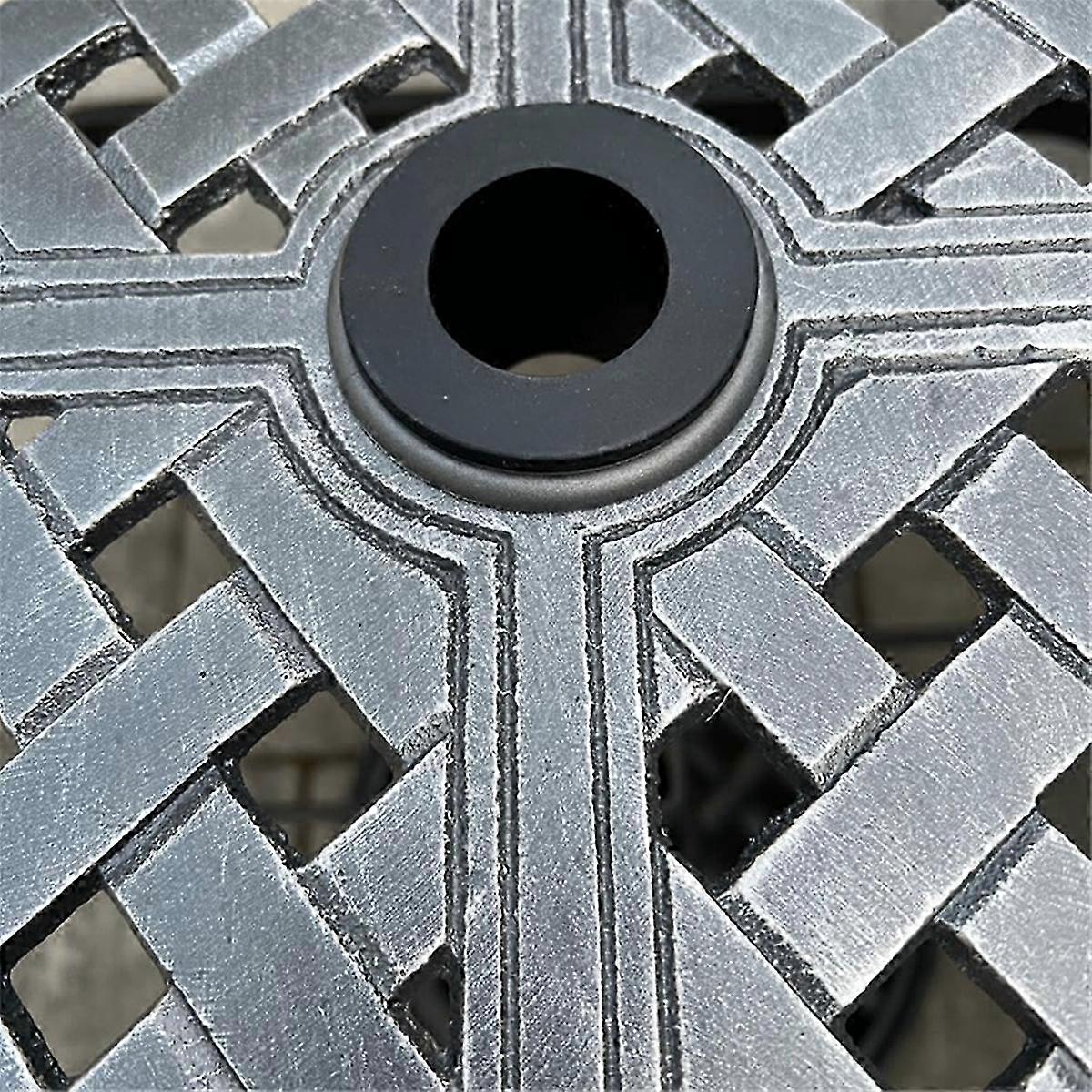 Patio Table Umbrella Hole Ring Umbrella Stabilizer Sleeve,Black - FFA