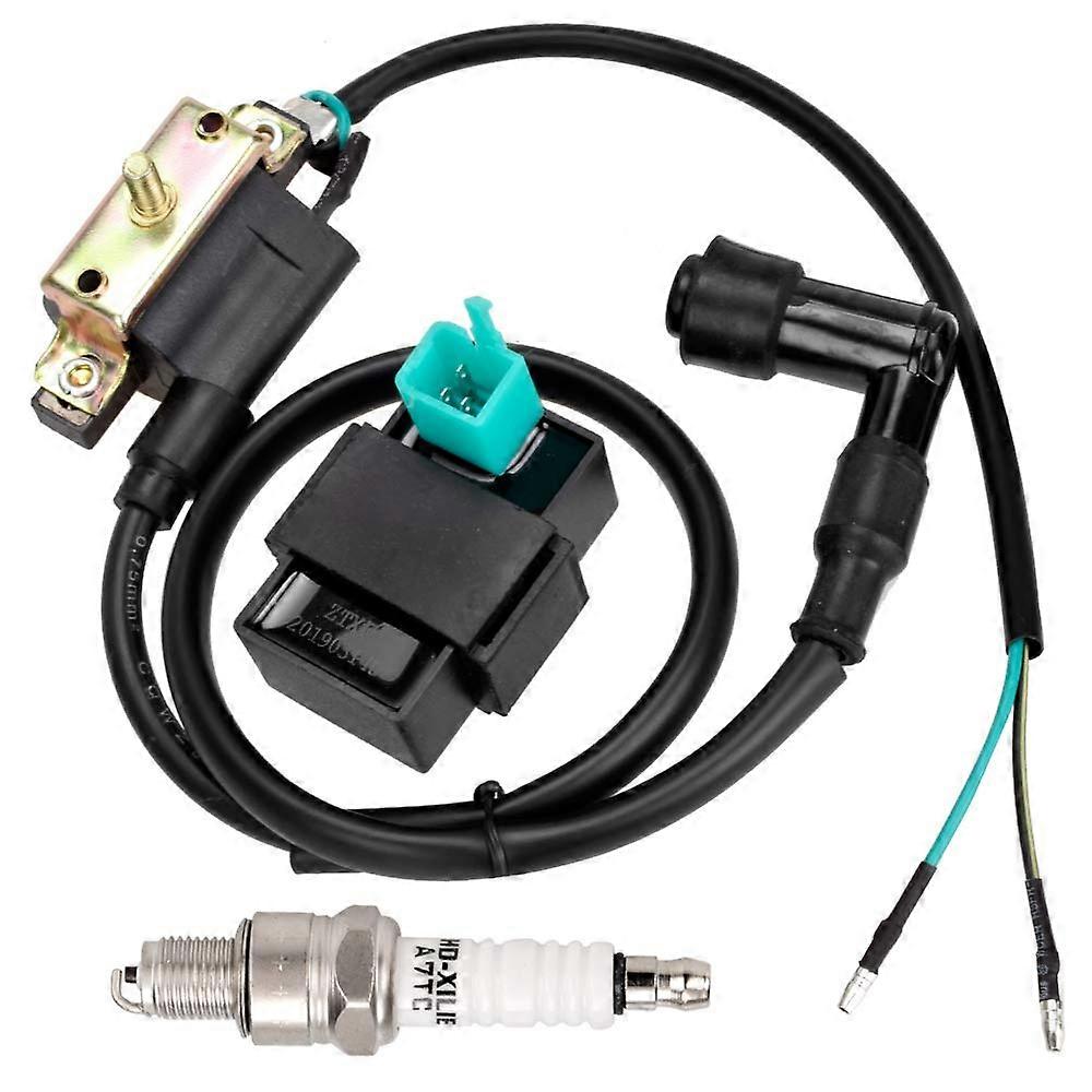 Ignition Coil 5 Pin CDI Box Spark Plug for Tao Tao Coolster 110cc 125cc ATV Parts
