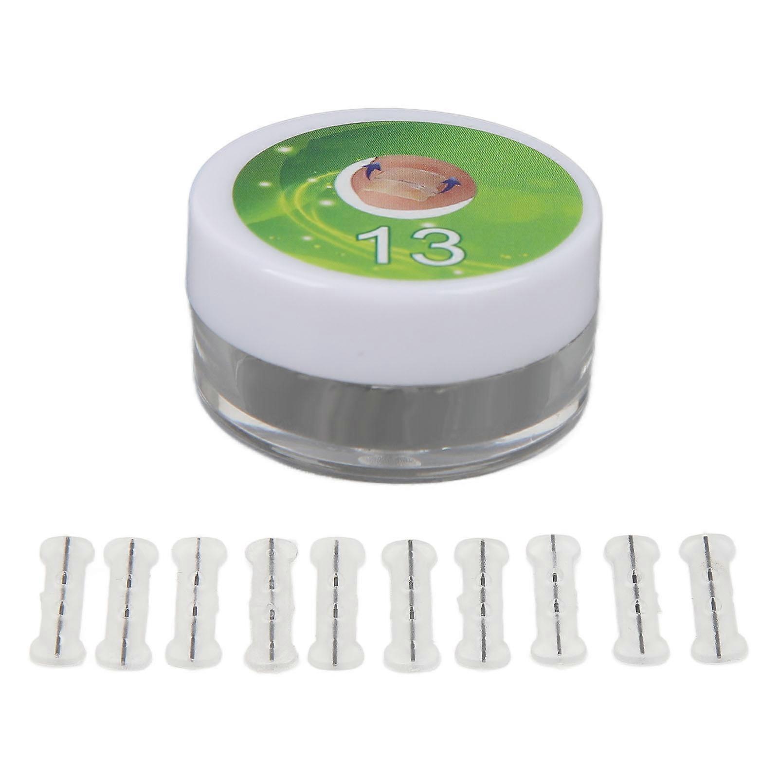 10pcs Toenail Strips Elastic Change Growth Direction Ingrown Toenail Correction Brace 0.5in