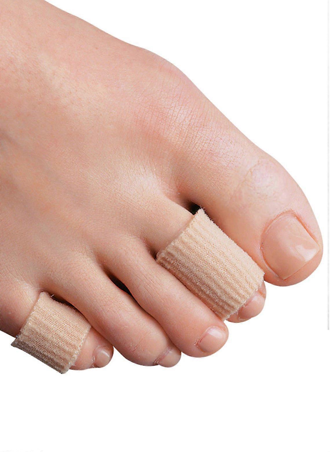 DigiCushions, Gel Tube with Elastic Fabric, 2 Toe Sleeves Each 3/4' x 6' from Atlas Biomechanics