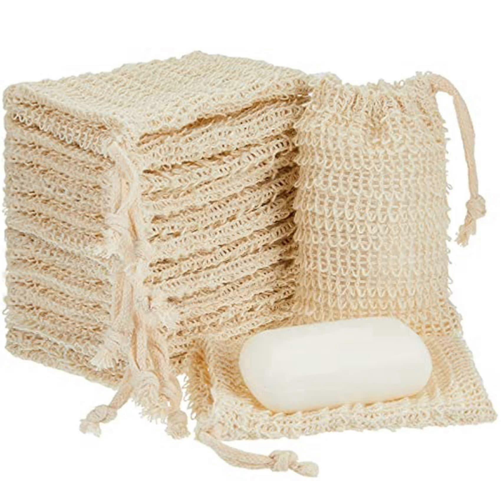 12 Cotton And Linen Drawstring Foaming, Handmade Soap Fertilizer Storage Bags, Soap Foaming Bags