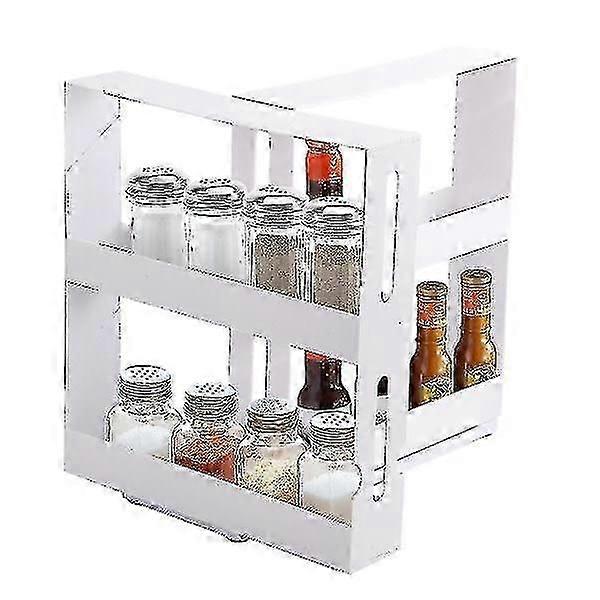 Multifunctional Rotating Spice Rack Organizer Kitchen Cabinet Cu